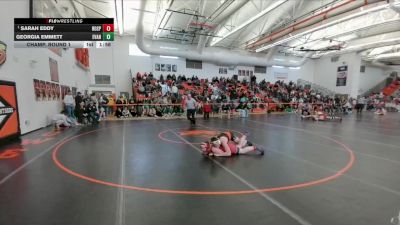 155 lbs Champ. Round 1 - Sarah Eddy, Rock Springs vs Georgia Emmett, Evanston