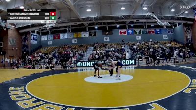 165 lbs Cons. Semi - Jakob Chisolm, Montevallo vs Christian Arrington, Belmont Abbey