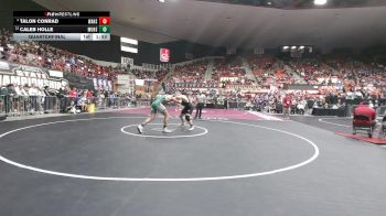 215 lbs Quarterfinal - Caleb Holle, Mulvane HS vs Talon Conrad, Wamego HS