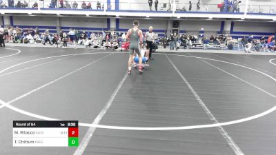 165 lbs Round Of 64 - Michel Ritacco, Sacred Heart University vs Tyler Chittum, Presbyterian College