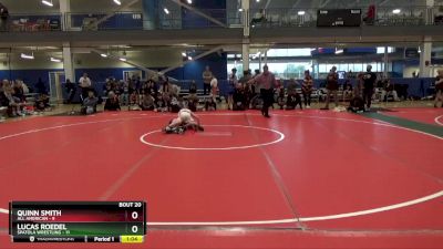 84 lbs Round 3 (16 Team) - Quinn Smith, All American vs Lucas Roedel, Spatola Wrestling