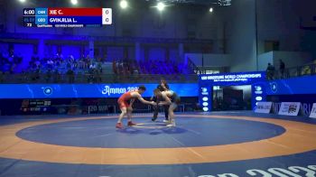 57 kg Qualif. - Congbao Xie, China vs Luka Gvinjilia, Georgia