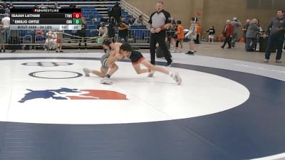 84 lbs Cons. Quarters - Isaiah Latham, Team Tugman Wrestling Club vs Emilio Ortiz, Contenders Wrestling Academy