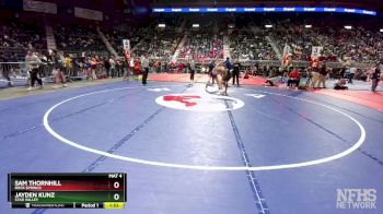4A-165 lbs Quarterfinal - Sam Thornhill, Rock Springs vs Jayden Kunz, Star Valley