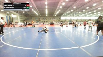 95 lbs Semifinal - Daylin Fraley, Ohio Gold vs Mason Myers, POWA
