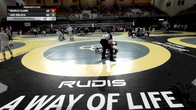 120 lbs Quarterfinal - Marlo Clark, Lake Highland Prep vs Leo DeLuca, Blair Academy