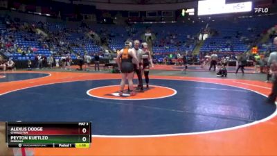 235 lbs Cons. Round 1 - Alexus Dodge, Charleston vs Peyton Kuetlzo, Minooka