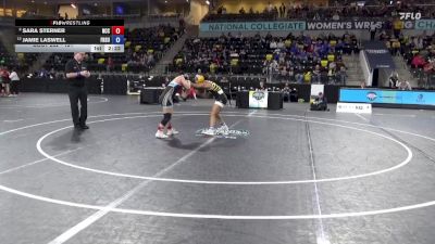 131 lbs Champ. Round 2 - Jamie Laswell, Fort Hays State vs Sara Sterner, North Central College