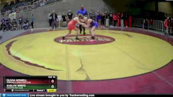 164 lbs Round 2 - Olivia Howell, Peninsula Wrestling Club vs Evelyn Wirfs, Cascade Mat Club