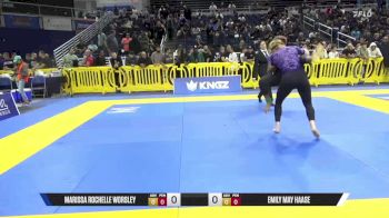 Emily May Haase vs Marissa Rochelle Worsley 2025 Pan IBJJF Jiu-Jitsu No-Gi Championship