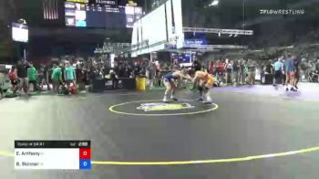 132 lbs Consi Of 64 #1 - Elijah Anthony, Indiana vs Bray Skinner, Idaho