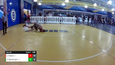 113 lbs Round 6 (8 Team) - Cayne Nelson, Funky Monkey vs Hunter Wainwright, Panhandle Gator Dogs