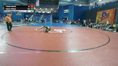135 lbs Cons. Semi - Raya Fowle, Westfield vs Paige Weiss, Jefferson Sparta