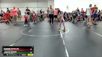 48 lbs Round 3 (6 Team) - Jordan Simone, PA East Lightning vs Gunner Kowalski, Xtreme Team