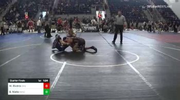 137 lbs Quarterfinal - Markell Rivera, Grindhouse Wrestling Club vs Brandon Nieto, Manzano Monarch Wrestling