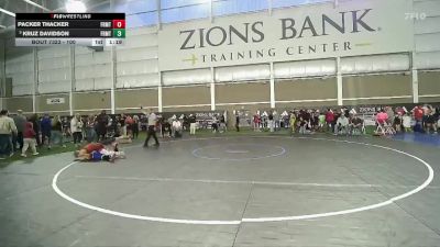 100 lbs Quarterfinal - Kruz Davidson, JWC vs Packer Thacker, Altamont Longhorns