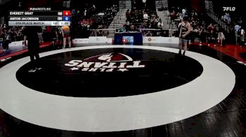 71kg 5th Place Match - Everett Gray, Saskatoon Junior Huskies vs Anton Jacobson, Edmonton Wrestling Club