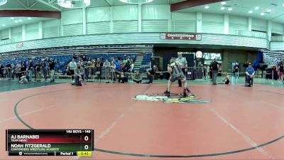 149 lbs Cons. Round 3 - Aj Barnabei, Team NBWC vs Noah Fitzgerald, Contenders Wrestling Academy