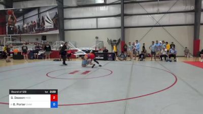 79 kg Round Of 128 - Garrett Deason, Missouri vs Brodie Porter, Charleston Regional Training Center