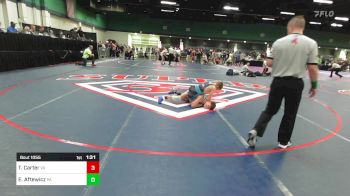 106 lbs Round Of 64 - Tristan Carter, VA vs Ethan Aftewicz, PA