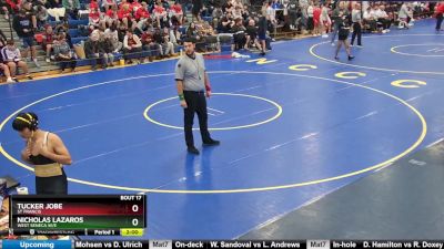 152 lbs Champ. Round 1 - Tucker Jobe, St Francis vs Nicholas Lazaros, West Seneca W/E