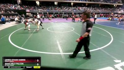 5A 157 lbs Quarterfinal - Giancarlo Falcon, El Paso Hanks vs James-Ethan Harris, Frisco Liberty