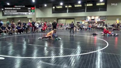 126 lbs Round 1 (6 Team) - Burgess Galligan, Ground Zero WC vs Micah Swiger, Trojan WA