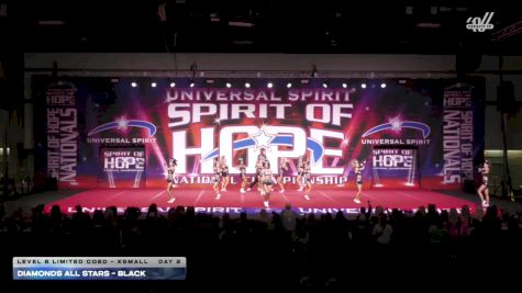 Diamonds All Stars - BLACK [2026 L6 Limited Coed - XSmall Day 2] 2026 Spirit of Hope Grand Nationals