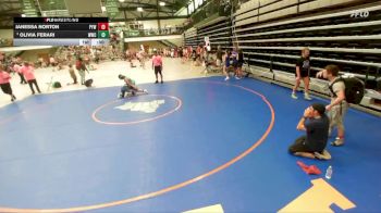 112-122 lbs Quarterfinal - Olivia Ferari, Wheaton Wrestling Club vs Janessa Norton, Petersburg Youth WC