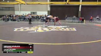 184 lbs Quarterfinal - Lucas Salmon, Baldwin Wallace vs Abraham Spurlock, Ohio Wesleyan