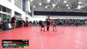 67 lbs Semifinal - Andrew Villalon, Legacy WC vs Owais Khan, Threshold