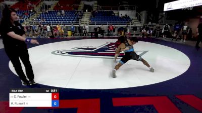 165 lbs Rnd Of 64 - Cy Fowler, TN vs Kevon Russell, IN