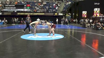 174 lbs Cons. Round 2 - Nolen Zeigler, Lycoming vs Jake Deguire, Springfield