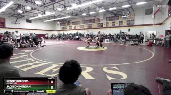 157 lbs Semifinal - Jackson Morgan, Chabot College vs Kenny Rodgers, Fresno City