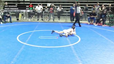 55 lbs Consi Of 8 #1 - Joey Stoupakis, Cordoba Trained vs Brady Freedman, Ruthless