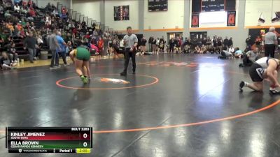 235 lbs Semifinal - Ella Brown, Cedar Rapids Kennedy vs Kinley Jimenez, South Tama