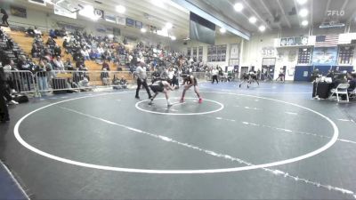 126 lbs Cons. Round 6 - David Golz, Trabuco Hills vs Robert Alcaraz, Paloma Valley
