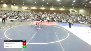 136 lbs Rr Rnd 1 - Shyann Martinez, Wruzzinators vs Shyla Sells, 1 On 1 Fight Academy