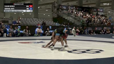 55 Finals kg Champ. Round 3 - Caleb Noble, SOUTHWEST RTC/TOSS ACADEMY vs Ezekiel Witt, Bison Wrestling Club
