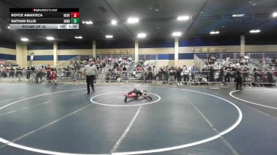 98 lbs Round Of 16 - Royce Amavizca, Ocrtc vs Nathan Ellis, Sanderson Wr Ac