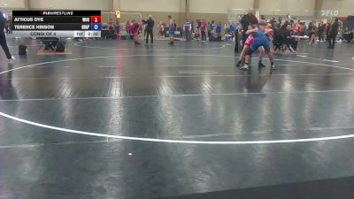 157 lbs Consi Of 4 - Atticus Dye, Wrestling University Club vs Terence Hinson, Grappling House