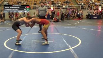 130 lbs Cons. Round 4 - John Freeman SE5, Unattached vs Isaac Goodman NE1, North Canton