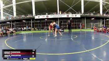 148 lbs Round 4 (6 Team) - Ashley Thompson, Arkansas vs Abigail Eggleston, Virginia