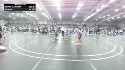 132 lbs Quarterfinal - Sophia Slaughter, 5forty Lady Brawlers vs Jada Lee, Evil Empire