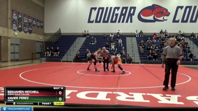 157 lbs Semifinal - Benjamen Mitchell, North Idaho College vs Xavier Perez, Snow