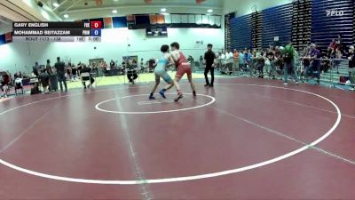 138 lbs Quarterfinal - Gary English, Franklin County Eagles vs Mohammad Beitazzam, Warmup Gang Wrestling Club