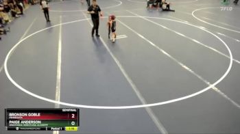 Semifinal - Bronson Goble, Minnesota vs Paige Anderson, Owatonna Wrestling Academy