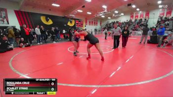 190 lbs Cons. Round 4 - Scarlet Strike, El Toro vs Rosalinda Cruz, Tahquitz