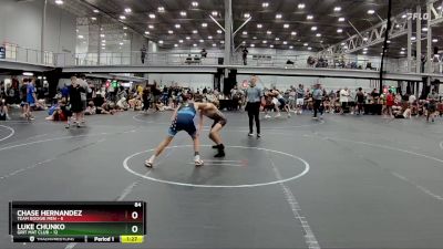 84 lbs Semis (4 Team) - Chase Hernandez, Team Boogie Men vs Luke Chunko, Grit Mat Club