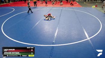 50 lbs Quarterfinal - Spencer Mattson, STMA (St. Michael/Albertville) vs Jace Gahler, Pierz